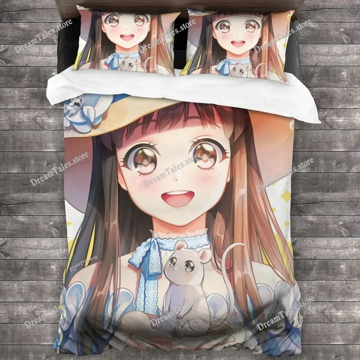 Exquisite 3D Anime Fruits Basket All Season Wallpaper Print Bedding Set Duvet Cover Comforter Bed Youth Kids Girls Boys Gift029