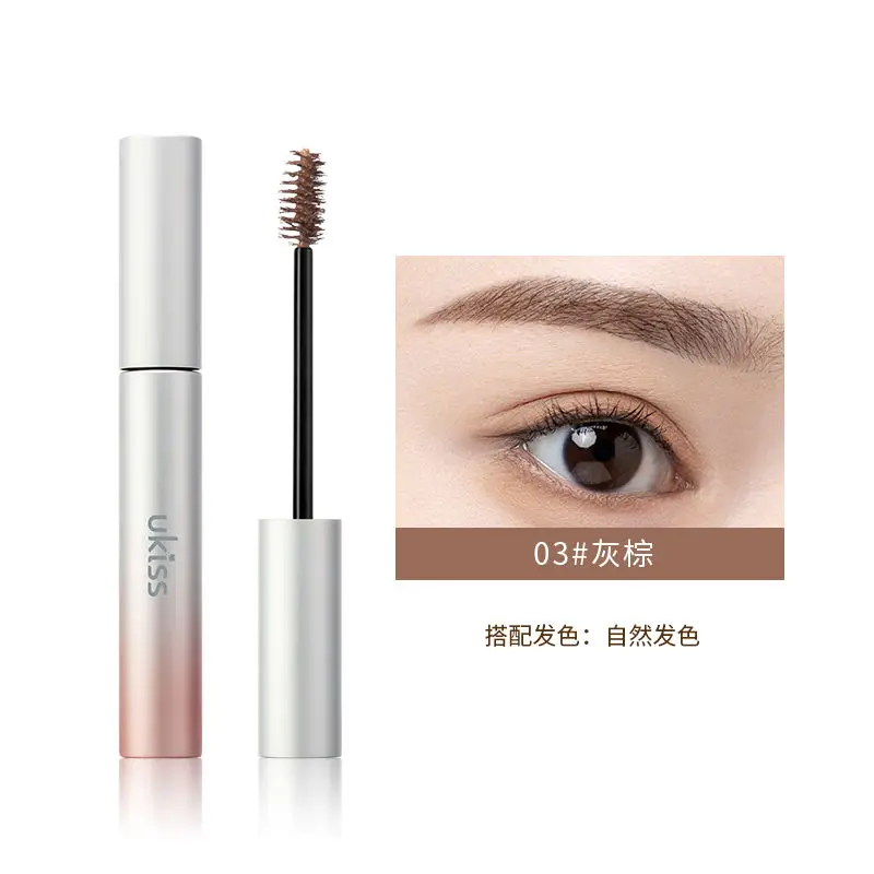 UKISS กันน้ํา Eyebrow Tinting Cream ยาวนานง่ายสี Eyebrow Tinting Cream สีแดงสีน้ําตาล Natural Shaping ดินสอเขียนคิ้ว