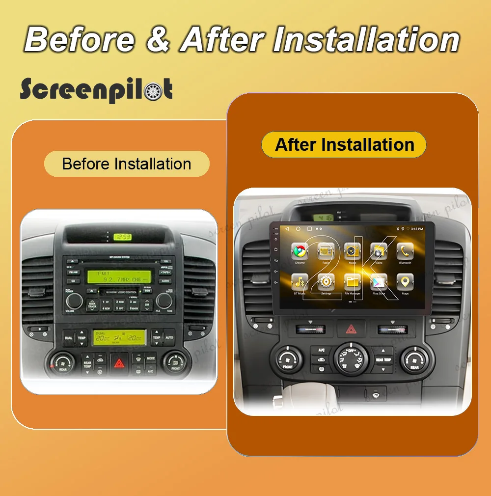 Android 16 Car Radio Stereo For KIA Carnival VQ 2006 2007 2008 2009 2010- 2014 Multimidia Player GPS Carplay Android Auto