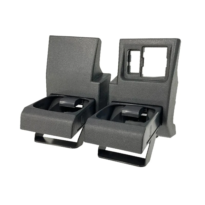 

Intelligent Library Pair Gray/Brown Car Dashboard Cup Holders Interior Organizer For Land Cruiser 70 76 79 Series LC70 LC