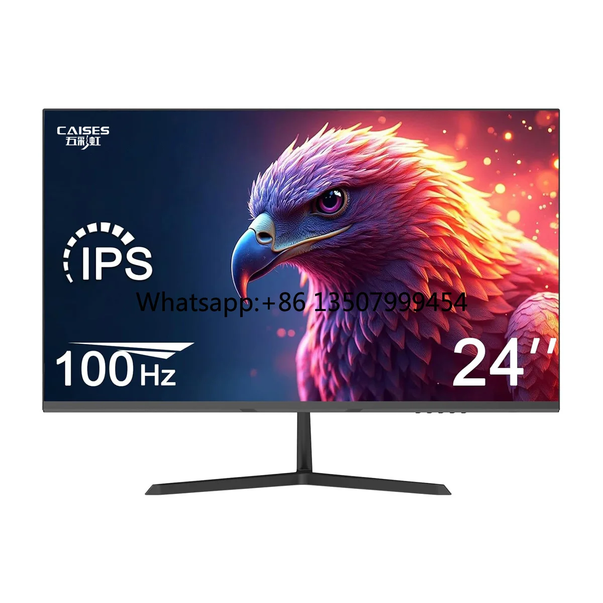 24 Inch 2K 1080P Curved LCD Screen Monitor 100/120Hz HDR Frameless IPS Panel for Desktop Computer Gaming