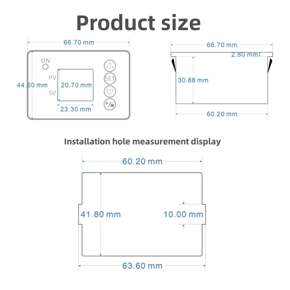 T2310 DC 12V 24V AC 110V 220V Programmable Digital Time Delay Switch Relay Open Timer Control Module On/Off Switch With Buzzer