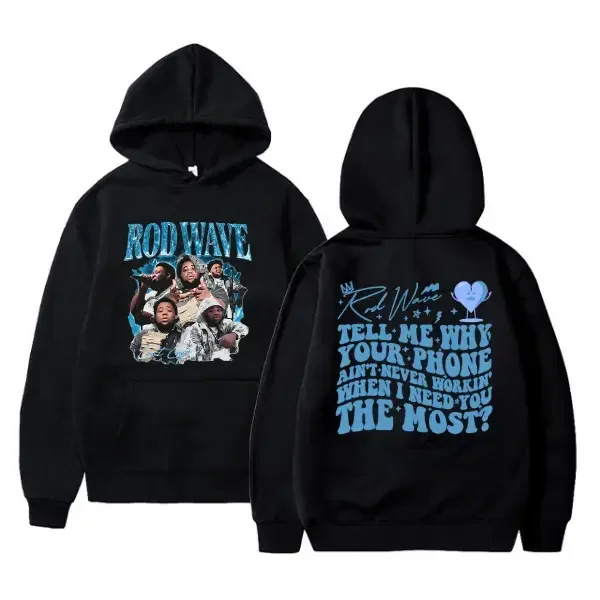 Rod Wave Last Lap Hoodie Bold White Hippop Design with Artist Collage and Lyric Quote Classic Street Style Gift for Hip Hop Fans and Music Enthusiasts Unisex,sohochic