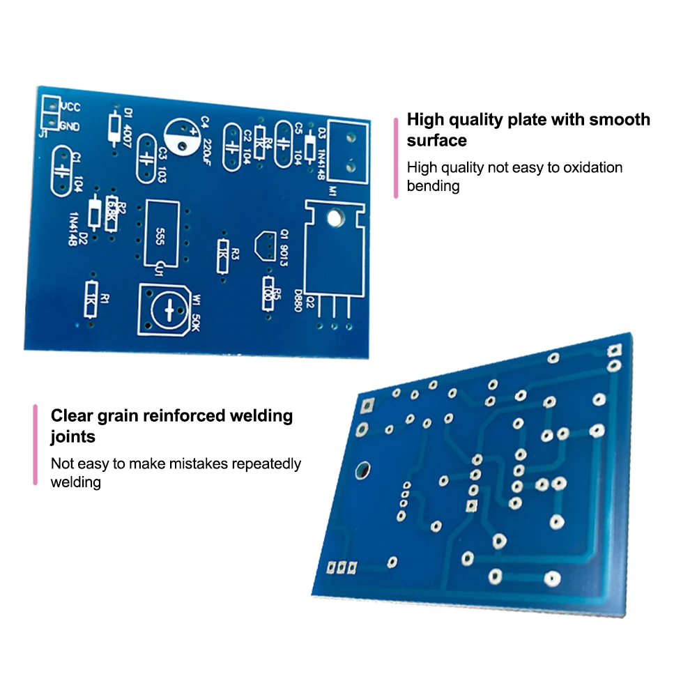 DC4.5V NE555 DC motor pulse width speed controller electronic production DIY kit