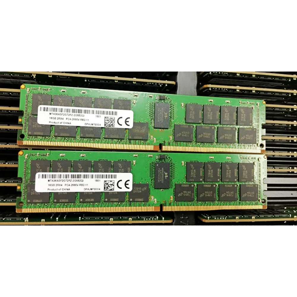 

For MT RAM MTA36ASF2G72PZ-2G6B2QI 16G 16GB 2RX4 PC4-2666V 2666 DDR4 Server Memory High Quality Fast Ship