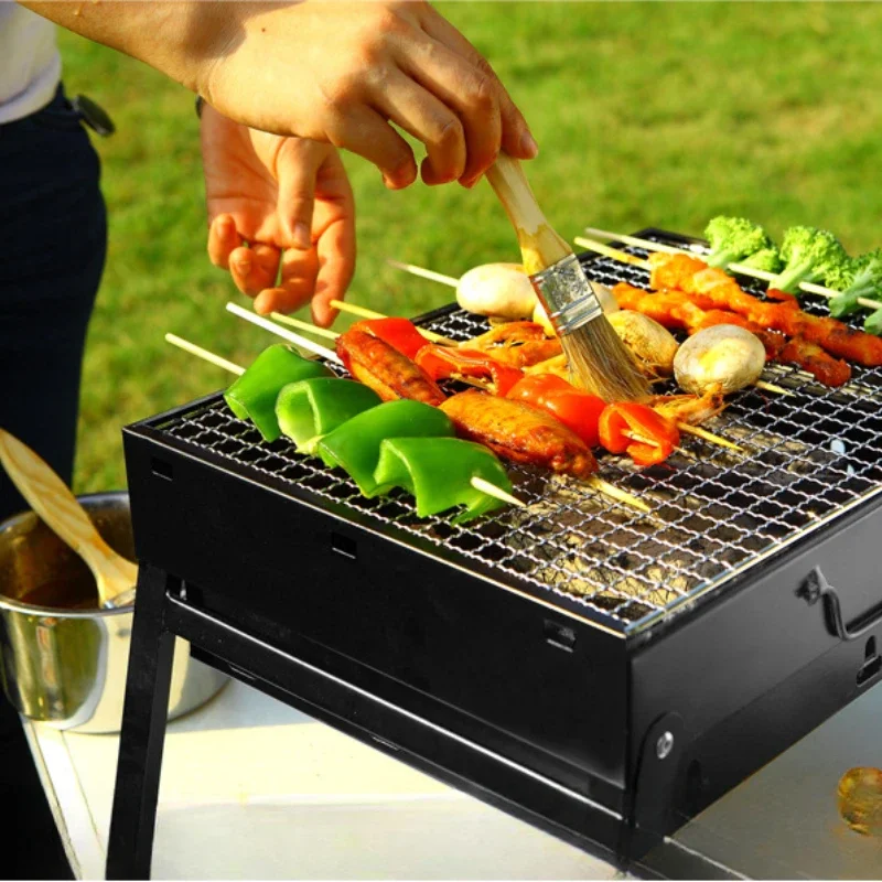 

Folding Barbecue Grill Barbecue Grill Outdoor Portable Barbecue Household Charcoal Charcoal Grill BBQ Factory Direct Sale