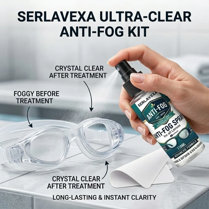Long Lasting Anti Fog Lens Cleaner Spray Defog Liquid Clear Vision Solution for Swimming Goggles Dive Mask Eyeglass Sports Gear - view 3