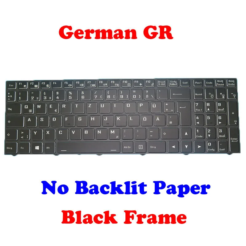 GR JP RU US ND TR Keyboard For CLEVO NJ50CU NJ50AU NJ50GU NJ50LU NJ50MU NJ50PU NJ50ZU NJ51AU NJ51CU NJ51GU NJ51LU NJ51MU NJ70MU