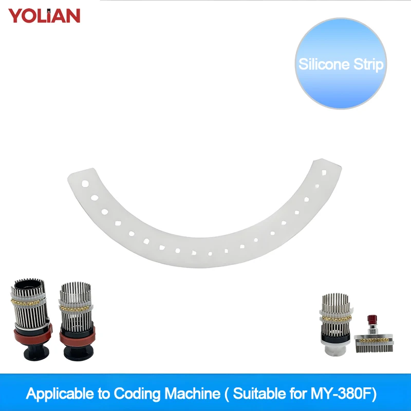 MY-380F Кодировочная машина Запасная часть Силиконовая полоса Силиконовое кольцо Реверсивное колесо Силиконовое гелевое кольцо Кольцо с буквами