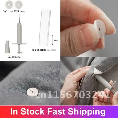 Fastener Tape Adhesive Comforter Grippers Clip Clamp Bed Duvet Donuts Quilt Covers Sheet Holder Apparel Sewing Needle Duvet Hot