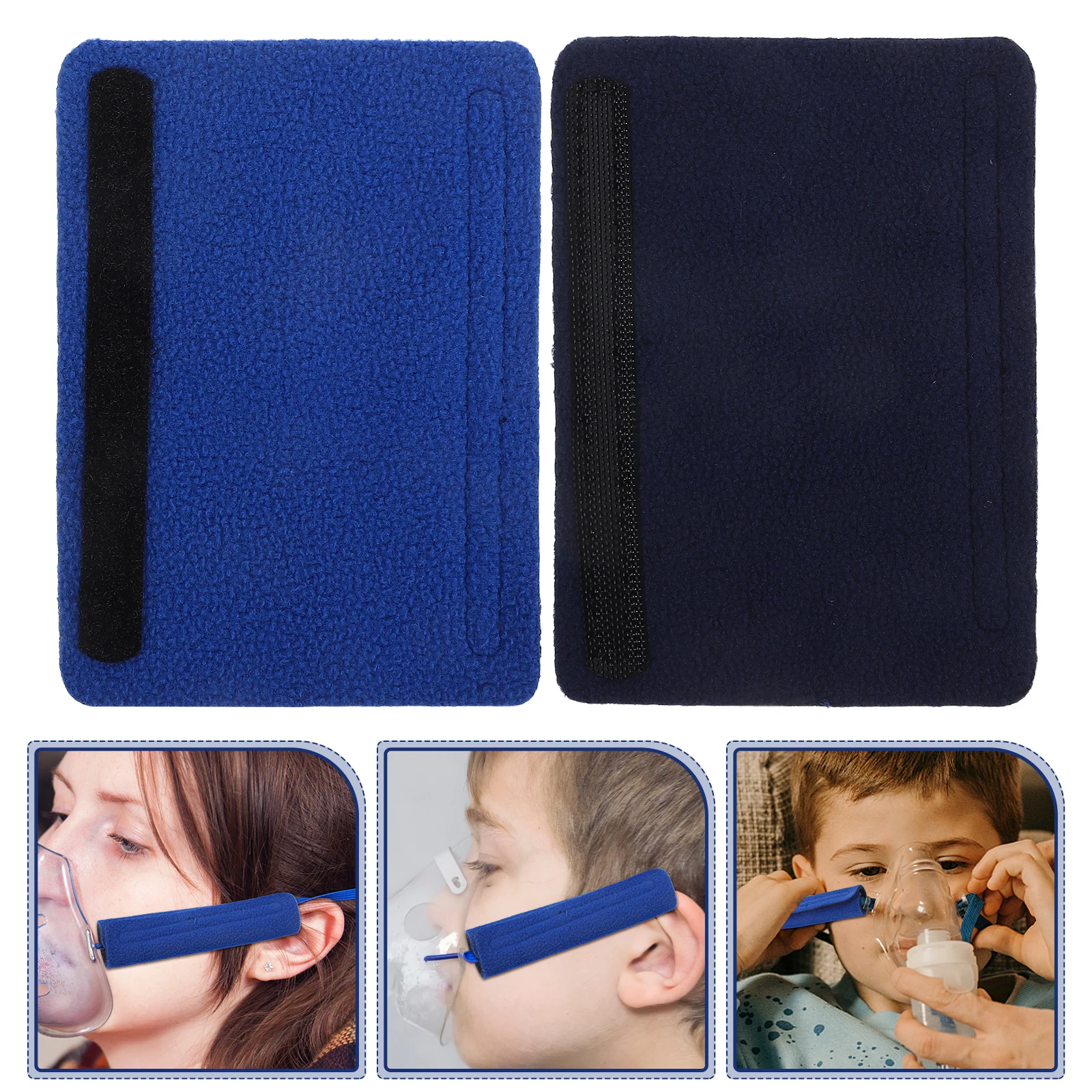 

2Pcs AntiIndentation Pad CPAP Mask Cushions Face Tube Covers Pink Sticky Cpap Machine Supply Nose Strip Labor Protection Mouth