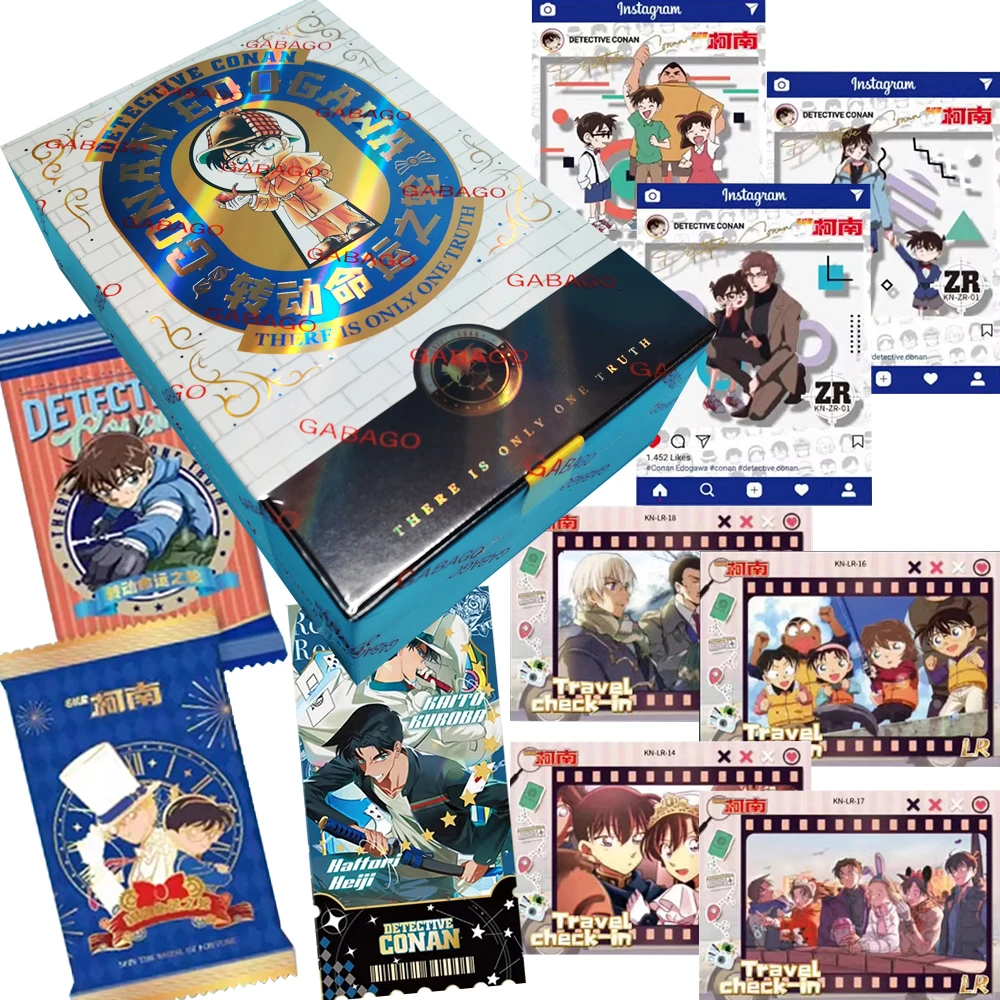 

Detective Conan Collection Cards Anime Mouri Ran Classic INS Style Social Travel Fun Cartoon Transparent Cards Boys Girls Gifts