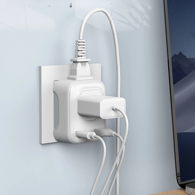 

Consumer Electronics New High-power German American Standard Conversion Socket 2USB Output Mini Plug Shared Among Machines