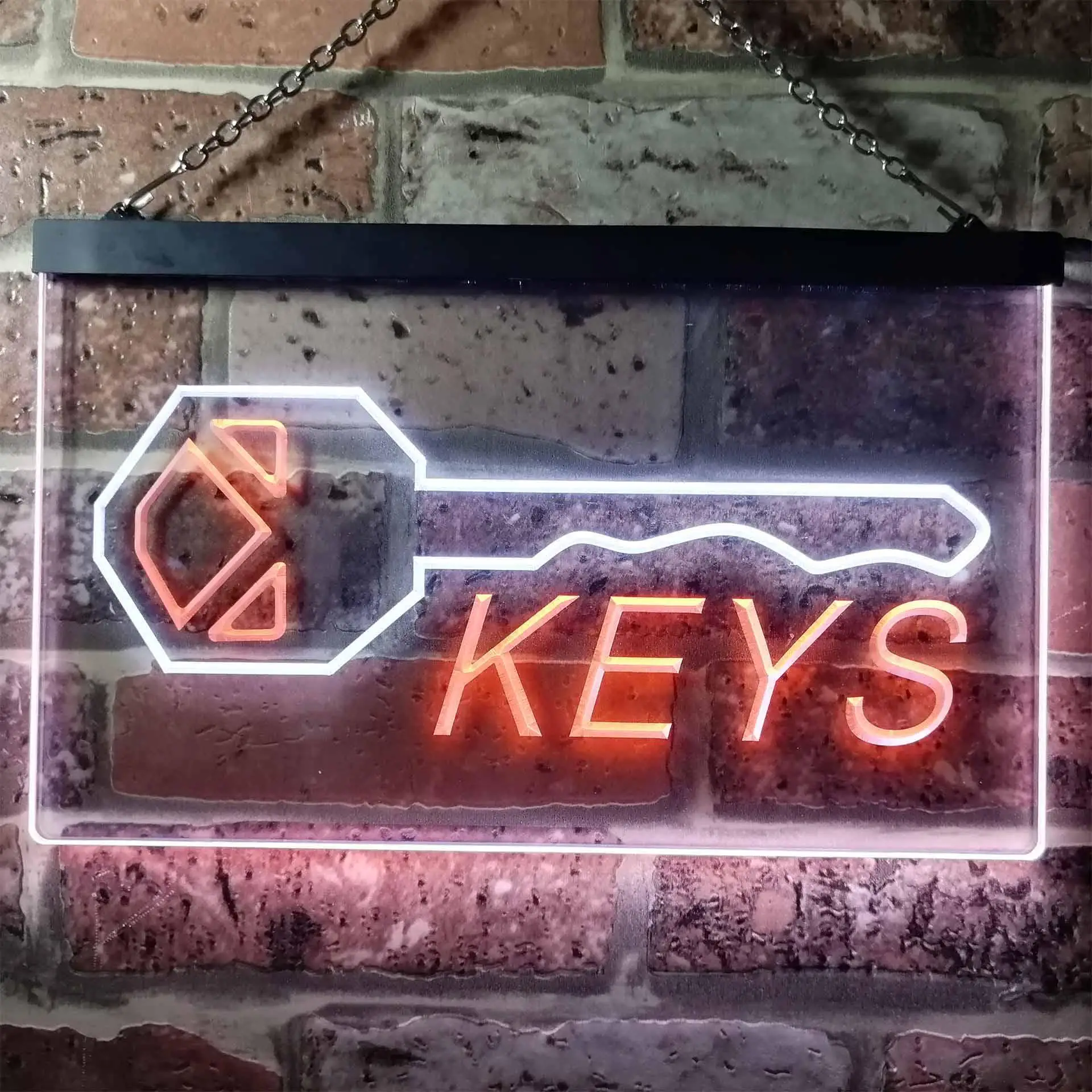 KEYS Dual Color Led Neon Sign st6-i0406