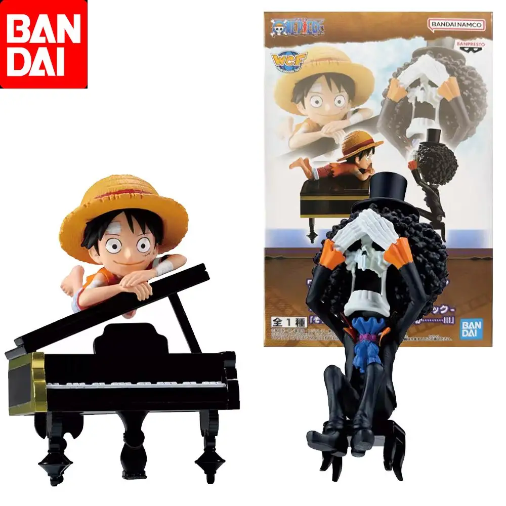 

Bandai Original WCF ONE PIECE Monkey D. Luffy Brook Аниме Фигурка Игрушки Для Мальчиков Девочек Детей Подарки На День Рождения Модель