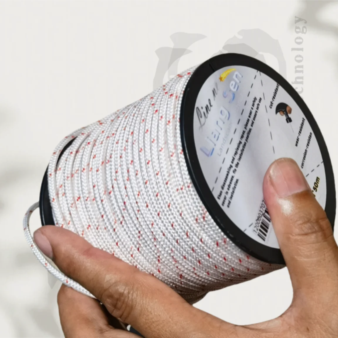 50 متر * 3 مللي متر/3.5 مللي متر/نايلون بولي كاتب حبل نكص محرك بدء سلسلة ل CG430 520 جزازة العشب العشب الانتهازي بالمنشار أجزاء المحرك #3