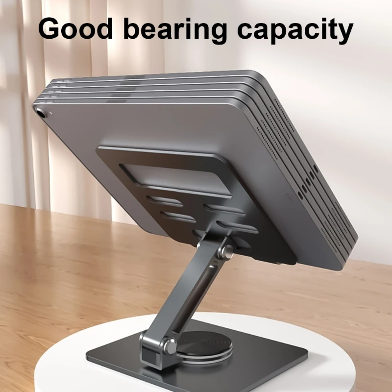 

Tablets Stand for Desk, Stable Tablets Holder Heavy and Thickened Metal Base