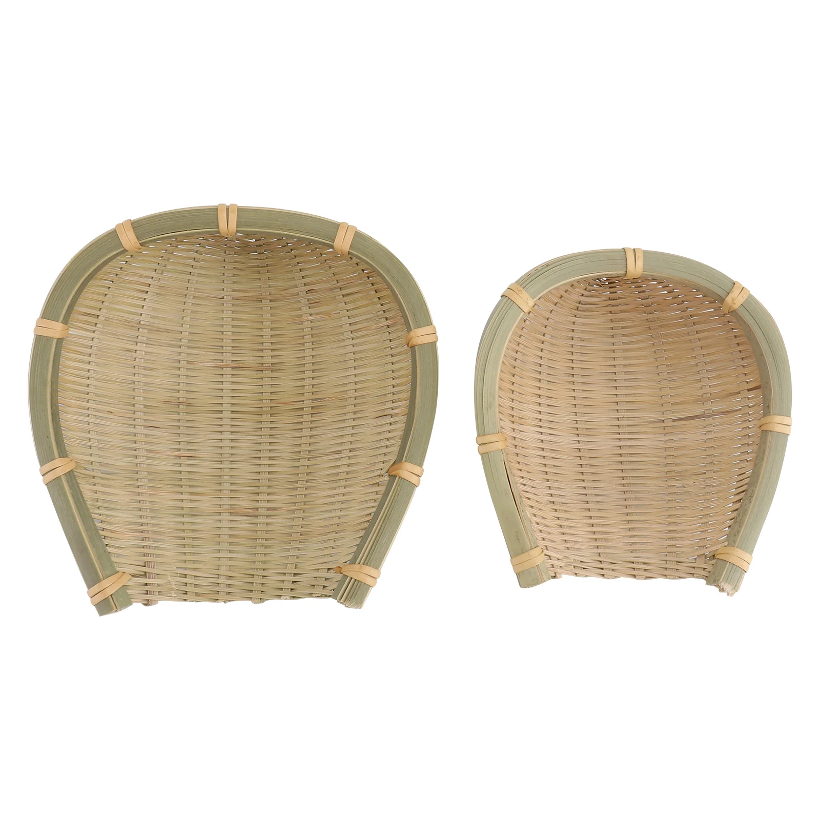 

Handmade Bamboo Dust Eco-friendly Food Basket Dustpan Cloth Cooking Basin Covers
