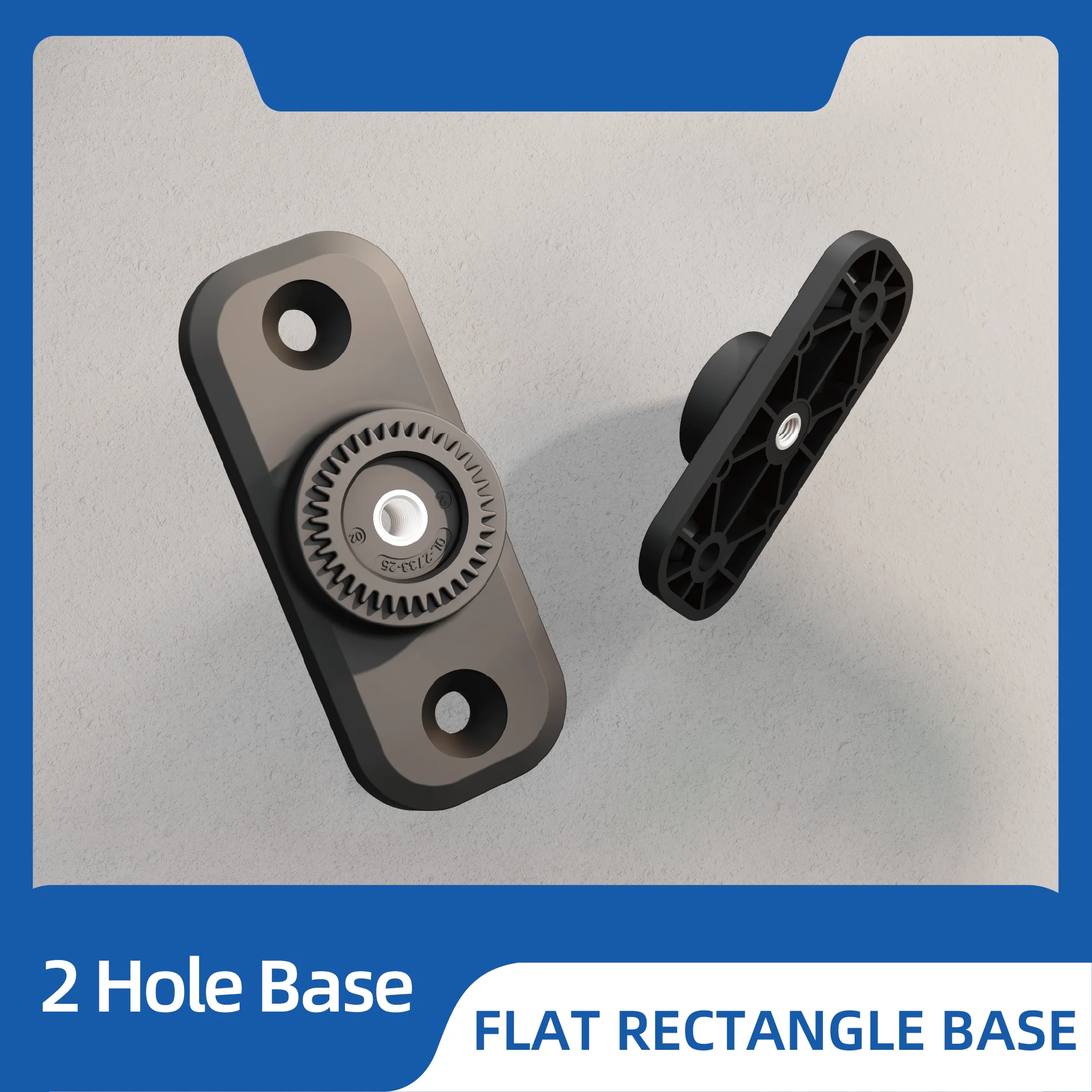 360 Kit Builder Rectangle Flat Hole Bases