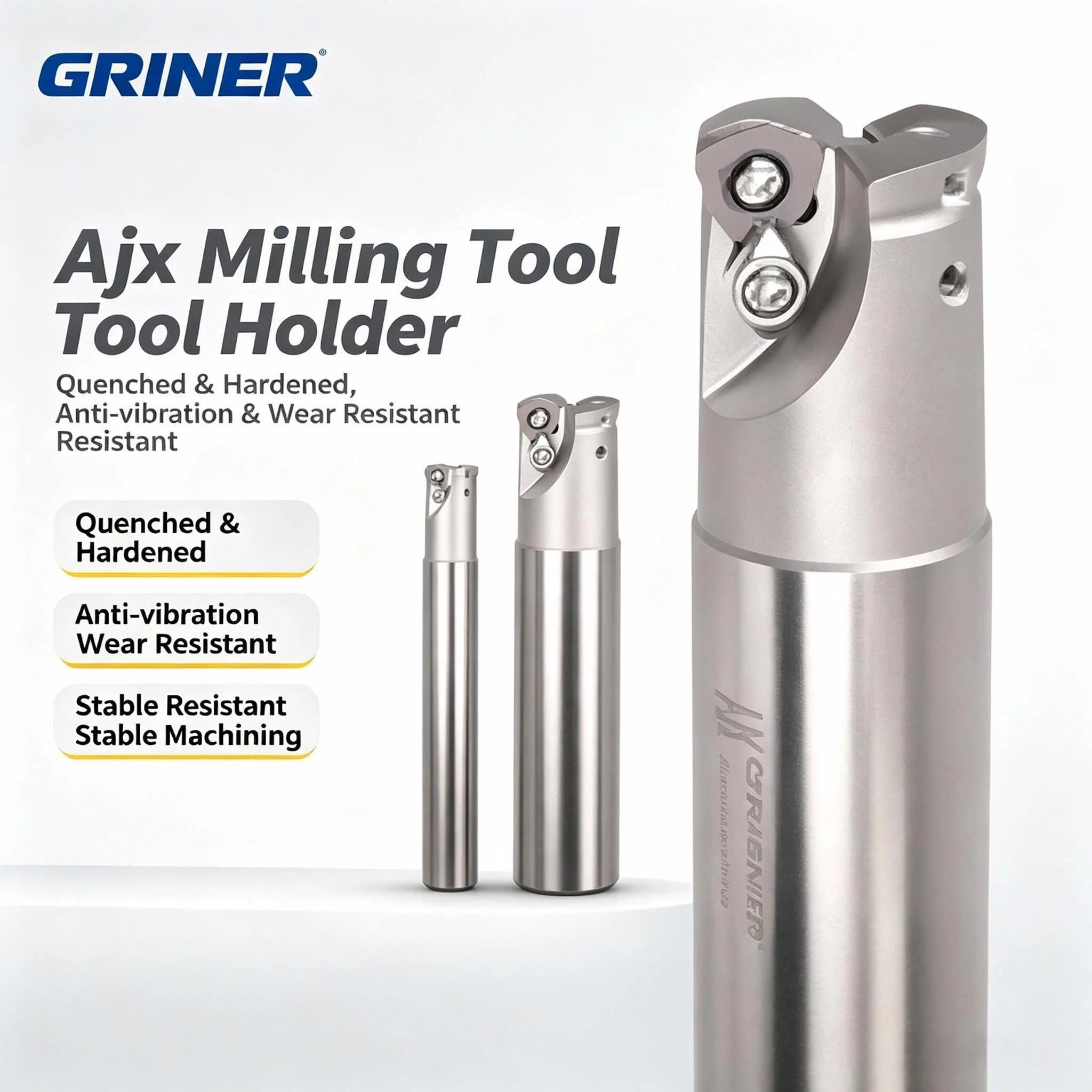 AJX Series End Milling Tool Holder for JDMT/JOMW06/08/09/12/14 CNC Milling Shank High Precision 0.02mm Tolerance