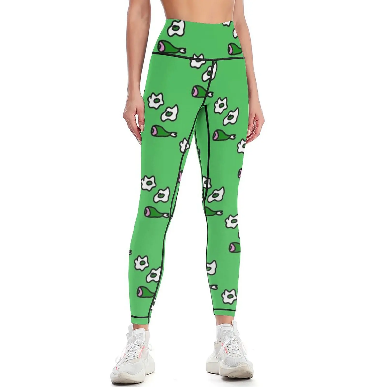 Green eggs and ham Leggings sports woman gym Sports female Sweatpants Pants sport Womens Leggings