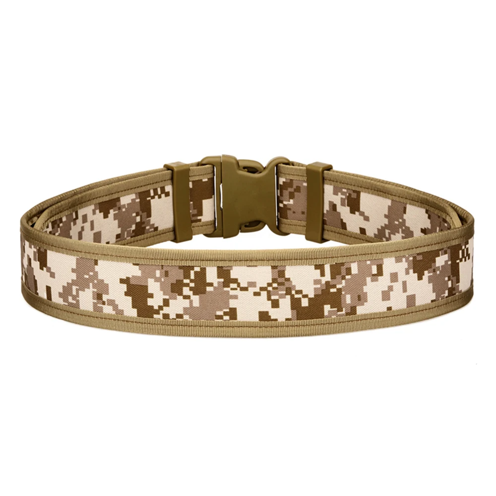 TUSHI Neuer taktischer Gürtel mit Schnellverschluss für Herren, Outdoor-Camouflage-Nylon, breiter Taillengürtel für Bergsteigen, Wandern, Arbeit, Angeln – Detail 27