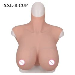 Eyung Silicone XXL-R Cup Artificial Breast 70-110kg Suitable Silicone Tits Fake Breast Forms False Boobs Crossdresser Shemale