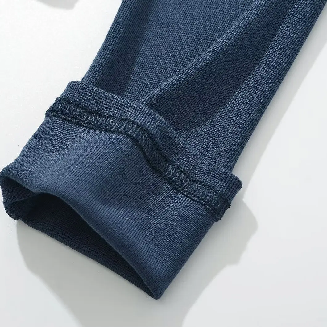 

WMDR Women's Faionable Sexy k Blue Long Sve One-Piece Suit H2055 with Chest Knot High Waist Straight Leg Pants