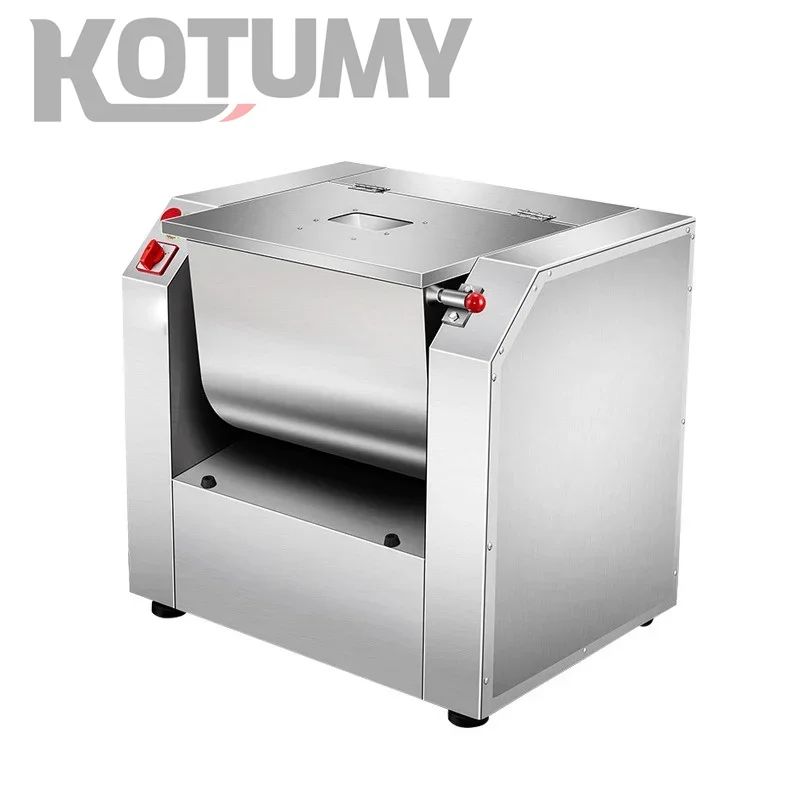 7-50kg Versatile Commercial Horizontal Dough Mixer 304 Stainless Steel Large Mixed Meat Food Grain Processing Machinery