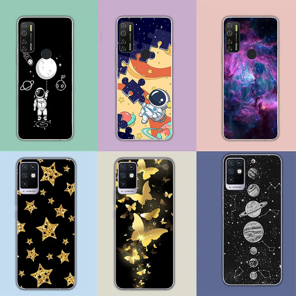 Moon Universe Galaxy Stars Sky Phone Cover Case for Motorola Moto G13 G14 G53 G54 G62 G72 G82 G84 Edge 40 neo pro Casing