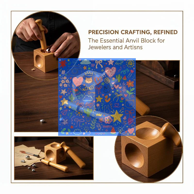 Jewelry Accessories Square Tool Bench Block Doming Punch Block Tool Jewelry Dapping Making Tool Jewelry Process Tool Set