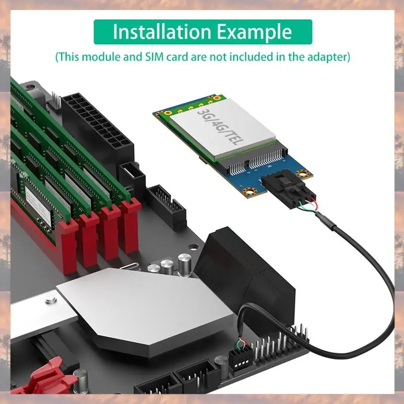 

Новый мини-адаптер PCI-E на USB 2025 года со слотом для SIM-карты для модуля WWAN/LTE