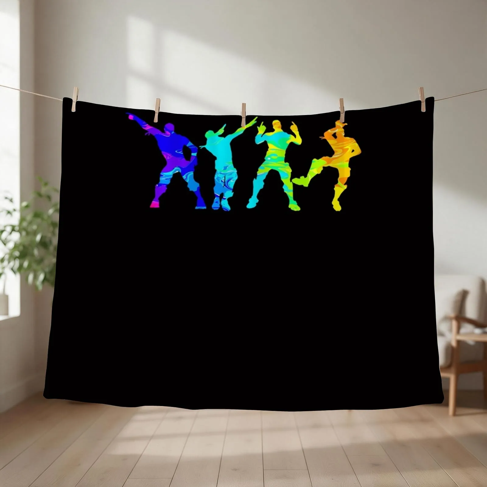 Battle Royale Dance of Victory Throw Blanket Cute Plaid Giant Sofa Blankets For Sofas Hair Blankets
