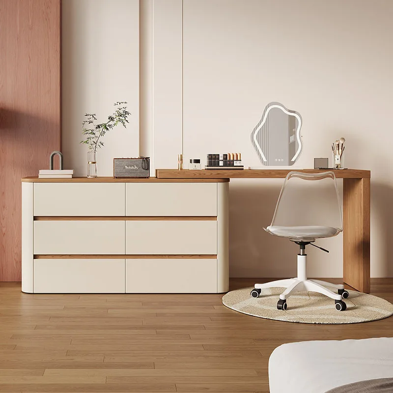 Bedroom Mirror Vanity Table Storage Drawers Luxury Tall Women Modern Mobile Dressing Table Cosmetics Penteadeira Home Furniture