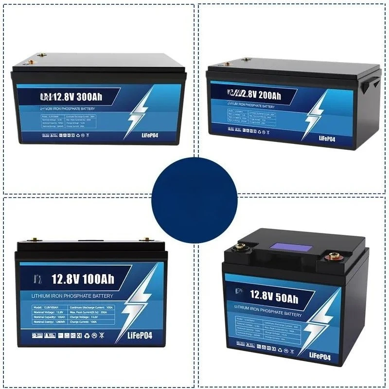 for Lithium Iron Phosphate Battery 12V 300Ah Energy Storage 24V Lead Acid Replacement Custom Rechargeable for RV Camping