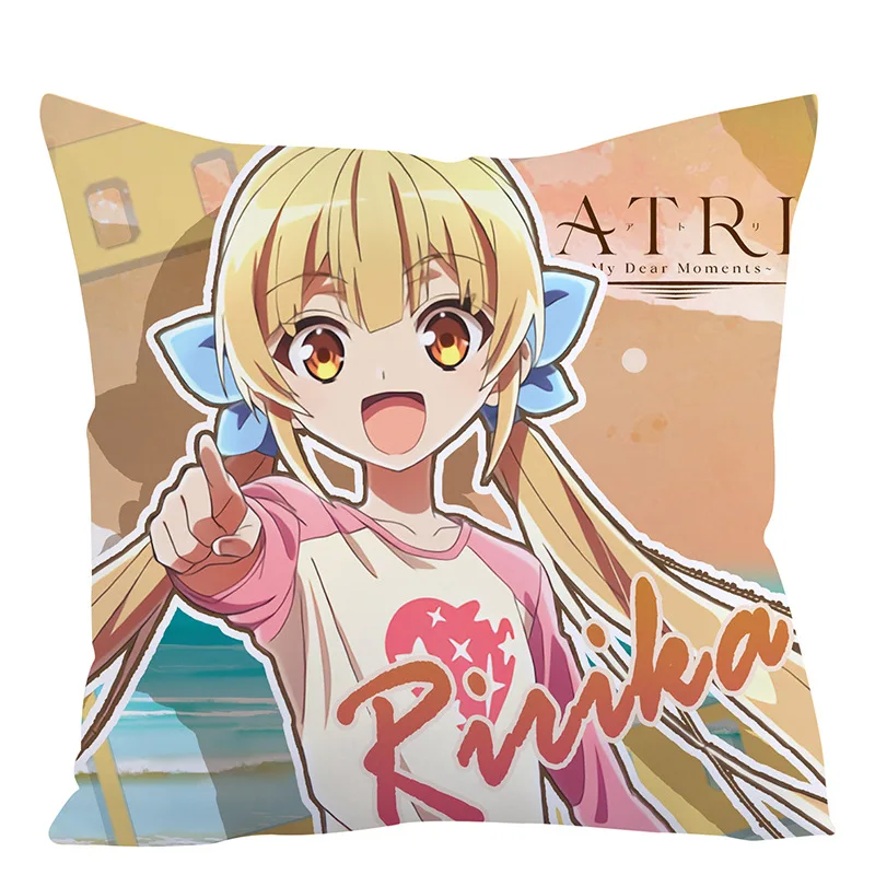 ATRI بلدي عزيزي لحظات تأثيري كيس وسادة الخوخ الجلد المعانقة الجسم المخدة Dakimakura غطاء