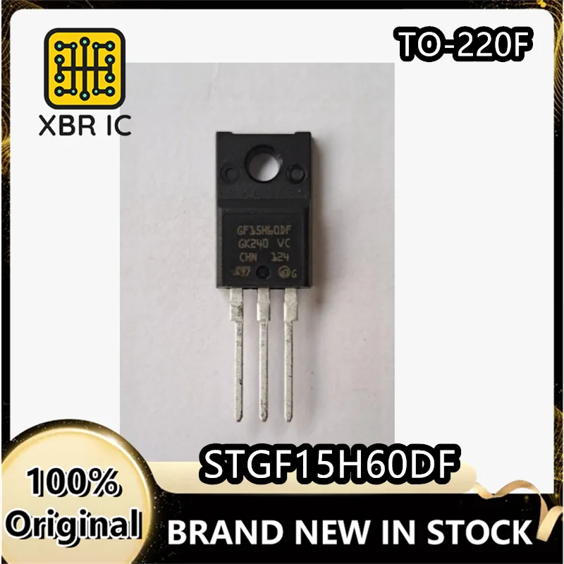 (10/30 pieces) GF15H60DF STGF15H60DF IGBT Field Effect Transistor 15A/600V TO-220F Brand New Original Authentic Product In Stock