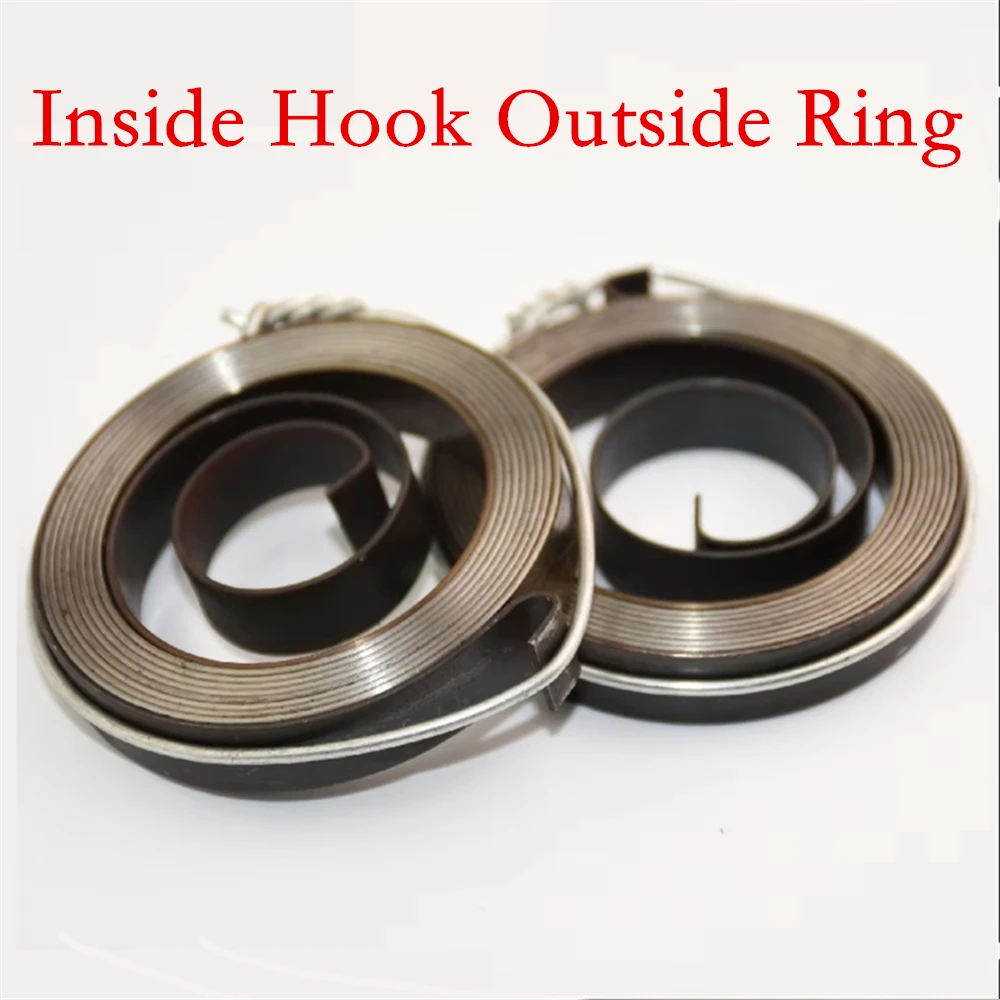 1PCS Clockwork Spring Milling/Drilling Machine Spring Inside Hook Outside Ring Width 19 22 25 30 10mm