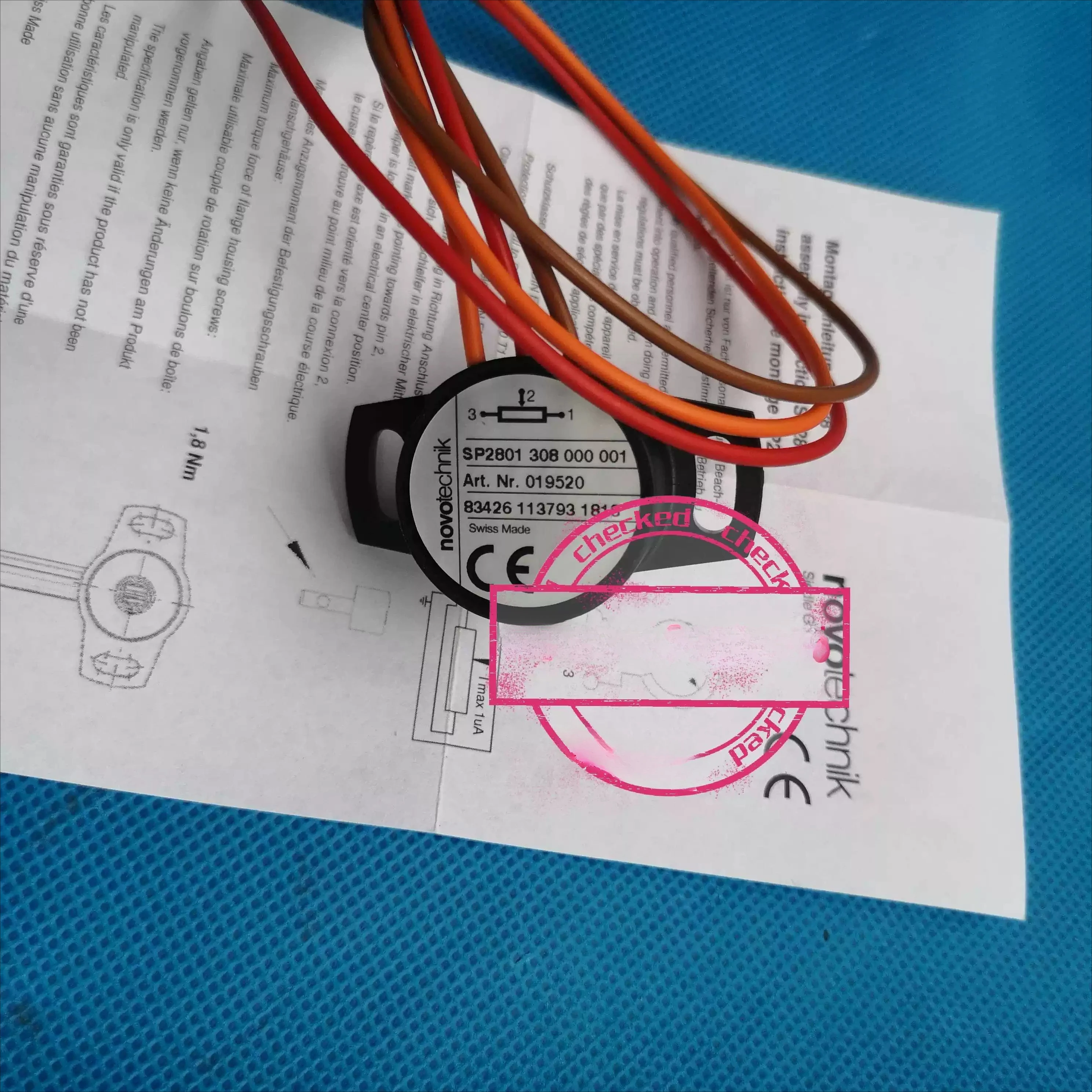SP2841 Germany A502 new SP2831 angle sensor SP2801 308 000 001 new
