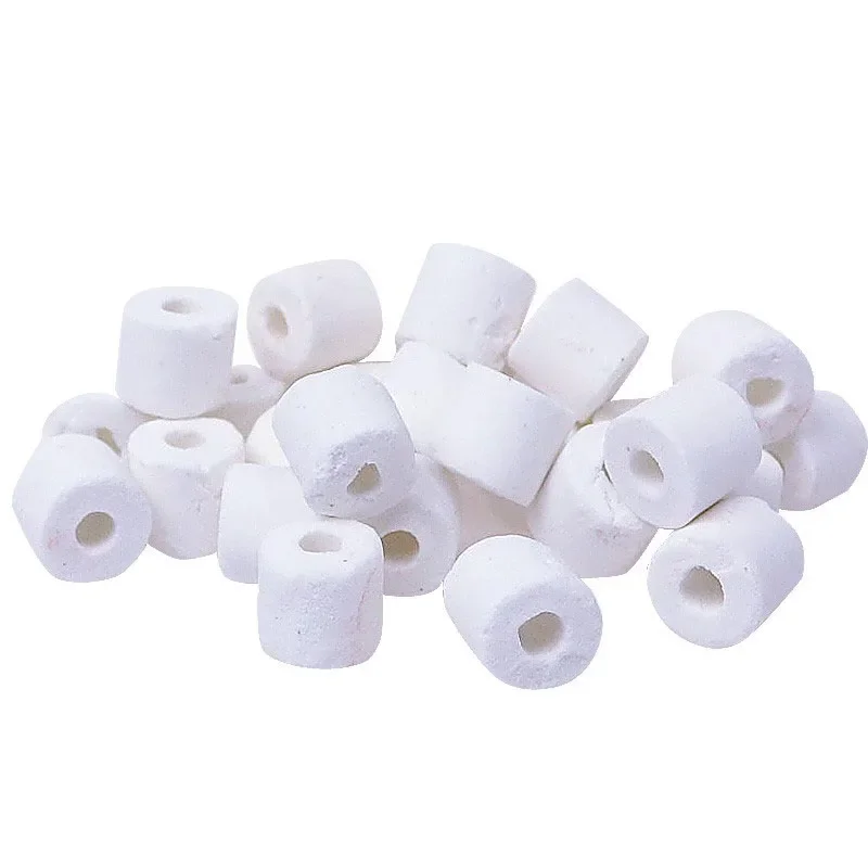 100g/250g/500g/1000g Aquarium Filter Ceramic ring for aquarium Glass Ring Biological ring Bacterial House Fish tank Filter Media