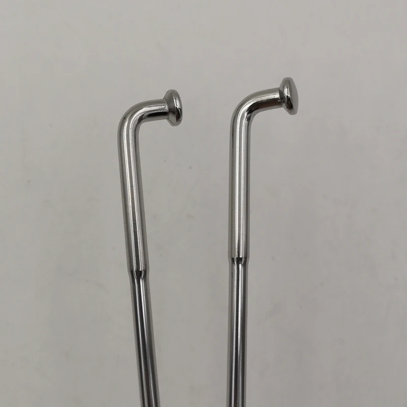 

Diameter 4.0mm-3.5mm Head Butted Sliver Color Motorcycle Spokes Material 304 Stainless Steel J-bend Reducing Bike Spokes