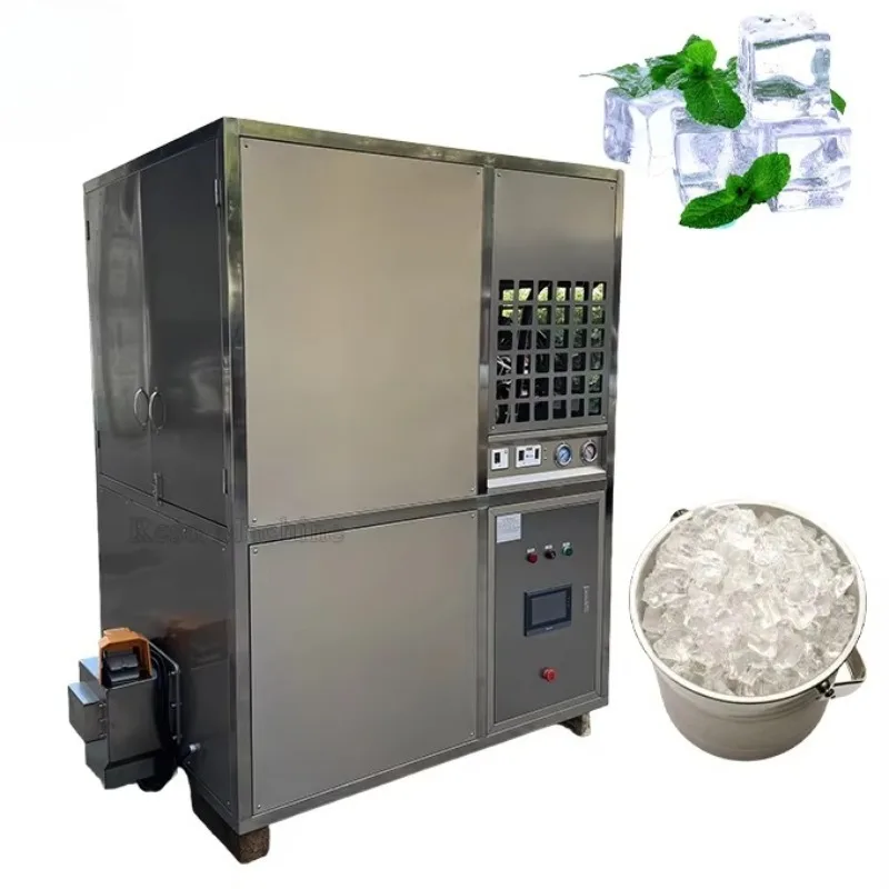 Airo 1000kg Per Day Small Ice Cube Maker Machine Ice Cubes Making for Business Machine Price