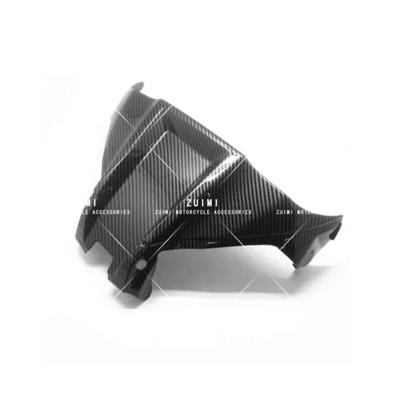 for Kawasaki ZX-10R ZX10R carbon fiber patterned air storage tank front cover fairing 2011-2020 shell side panel fuel tank cover