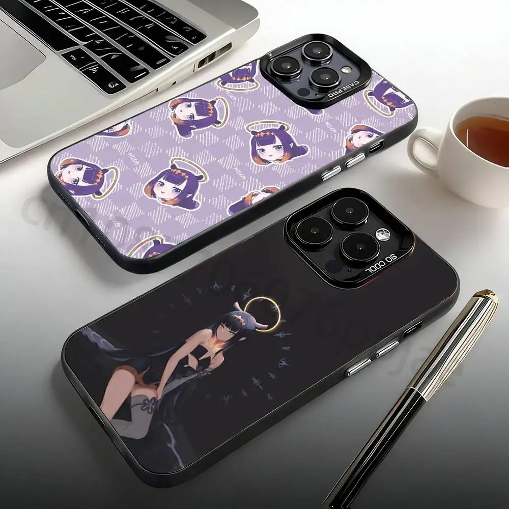 

Singer Ninomae Ina N-Nis Phone Case For iPhone 17,16,15,14,13,12,11,Pro,Max,Plus,Mini, Anti Fall Matte Hard Bumper