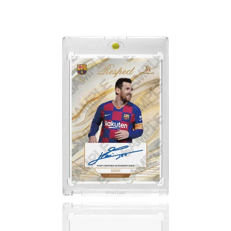 Fan Made 2026 World Cup Style Football Comic Trading Cards Messi Mbappe Ronaldo Neymar Inspired Soccer Star Card Collection