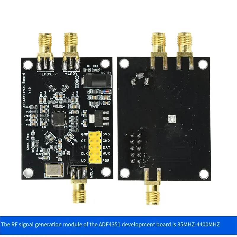 A13E-ADF4351 PLL Frequency Synthesizer- 2PCS RF-Signal Generation Board(35Mhz-4.4Ghz) With SMA Interface