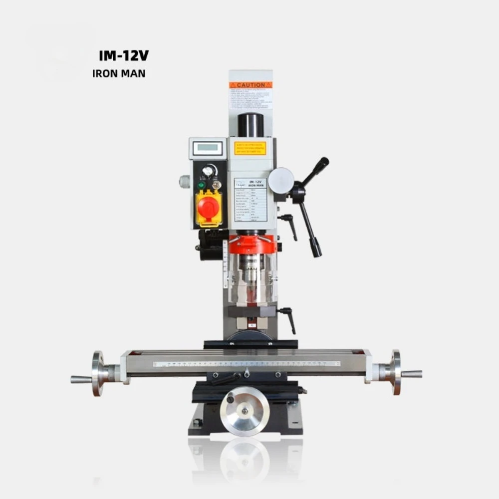 Precision Mini Milling Machine 220V - Benchtop Metalworking Drilling Machine Multifunctional DIY Household Tool