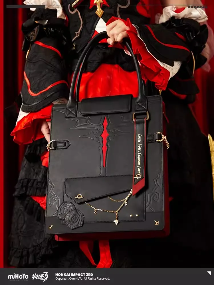 Przed sprzedażą miHoYo Official Honkai Impact 3 pod księżycem przysięga miłość YUEXIASHIYUE YUAIYIXIN seria wrażeń tematycznych pakiet toreb na zakupy