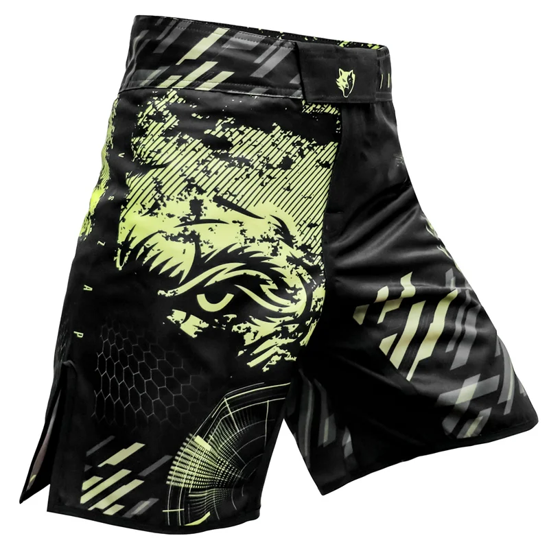 VSZAP MMA Pants Boxing Fight Shorts For Men Sotf Muay Thai Combat Sport Shorts Trunks Grappling Sanda Fitness Pants Boxe