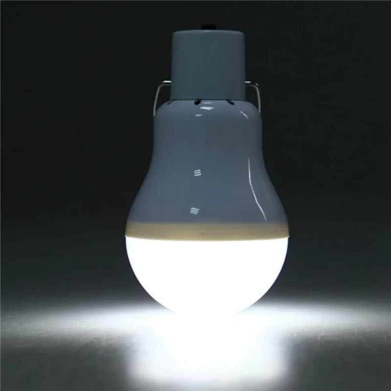 ABUP-3X แผงโซลาร์เซลล์ขับเคลื่อนหลอดไฟ LED แบบพกพากลางแจ้ง Camping เต็นท์โคมไฟพลังงาน 15W